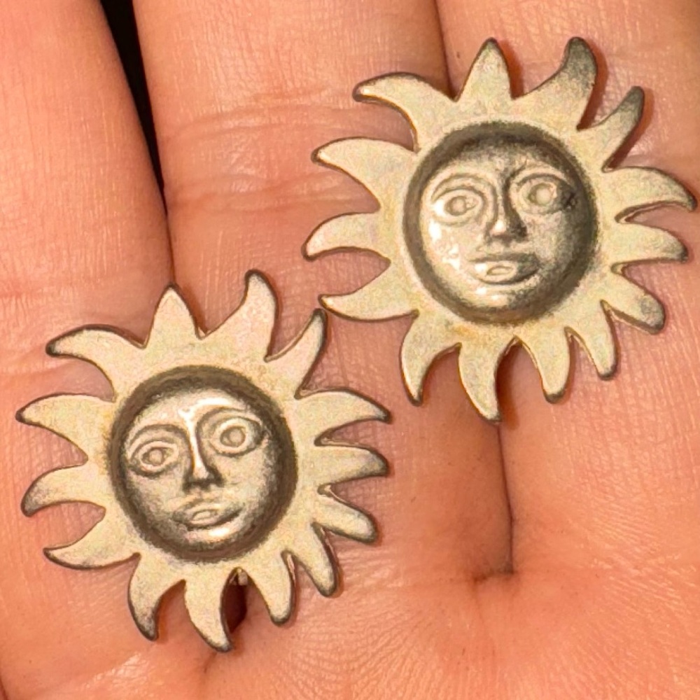 Silvertone Boho Earthy Style Earring Bundle - image 6